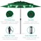 Best Choice Products 10ft 3-Tier Solar Patio Umbrella w/ 24 LED Lights, Tilt Adjustment, Easy Crank
